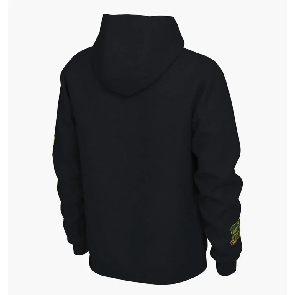 Men's Nike Black Oregon Ducks x Migration Pullover Hoodie - Picture 3 of 7